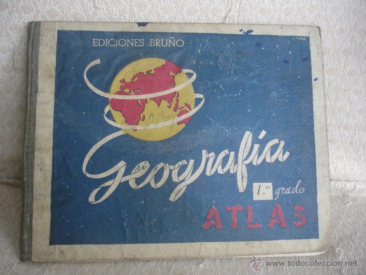 Libros de segunda mano: Geograf&iacute;a 1er grado.Atlas. Ediciones Bru&ntilde;o - Foto 1