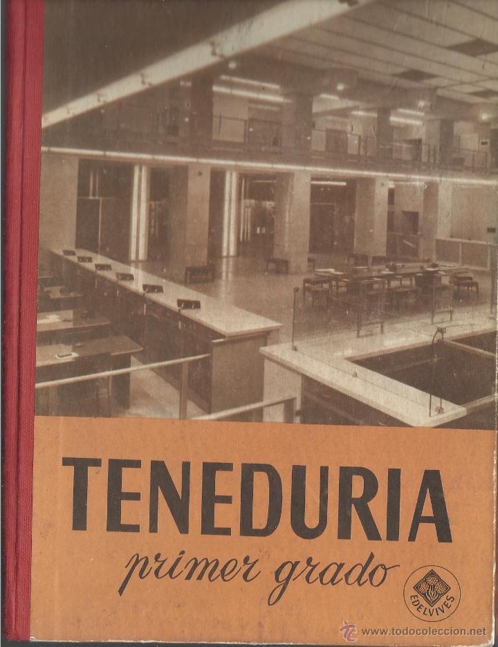 Libros de segunda mano: ANTIGUO LIBRO DE ESCUELA  DE TENEDURIA  DE 1958 DE LUIS VIVES - Foto 1
