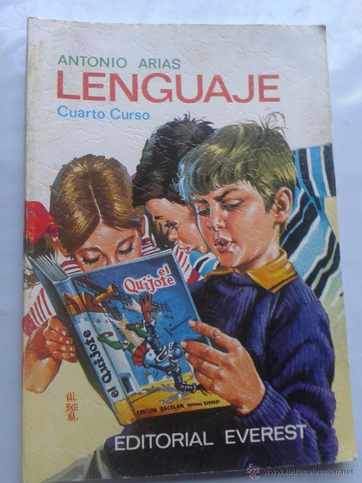 Libros de segunda mano: LENGUAJE 4&ordm; CURSO - ANTONIO ARIAS- LIBRO DE TEXTO INFANTIL -EDITORIAL EVEREST - Foto 1