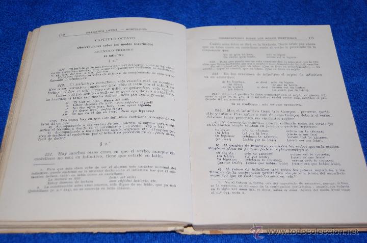 Libros de segunda mano: GR&Aacute;MATICA LATINA / Ignacio Errandonea / 1940 / 9&ordf; Edici&oacute;n - Foto 2