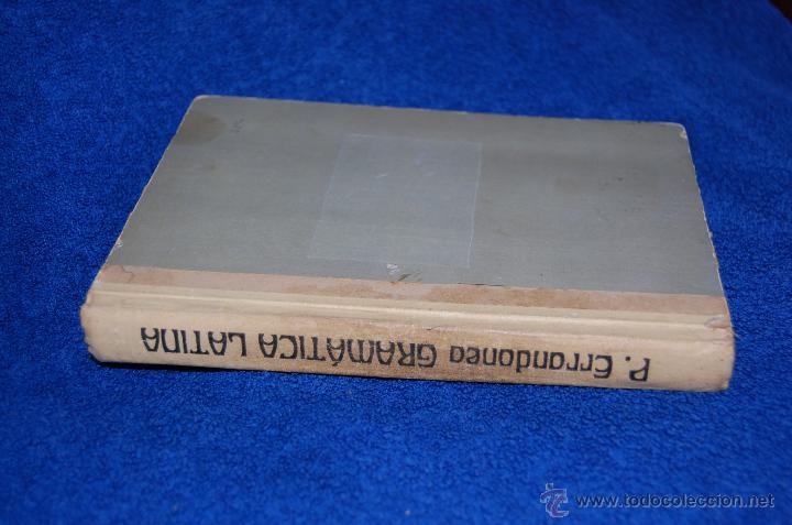 Libros de segunda mano: GR&Aacute;MATICA LATINA / Ignacio Errandonea / 1940 / 9&ordf; Edici&oacute;n - Foto 3