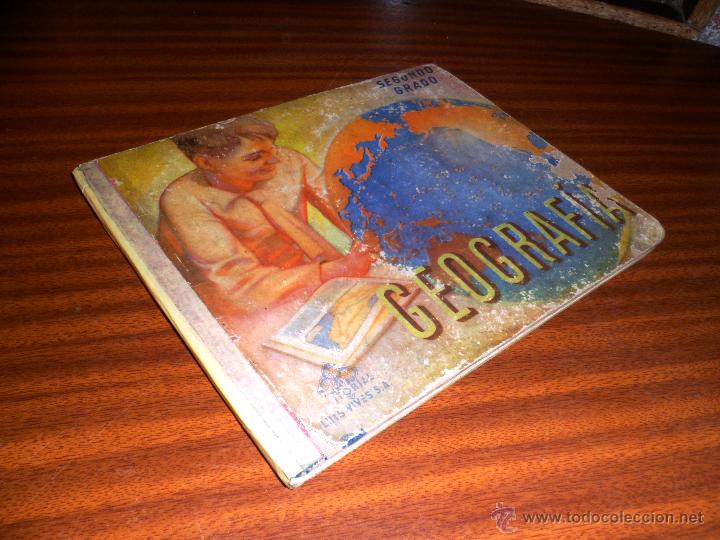 Libros de segunda mano: GEOGRAF&Iacute;A. SEGUNDO GRADO. EDELVIVES. (1957) - Foto 1