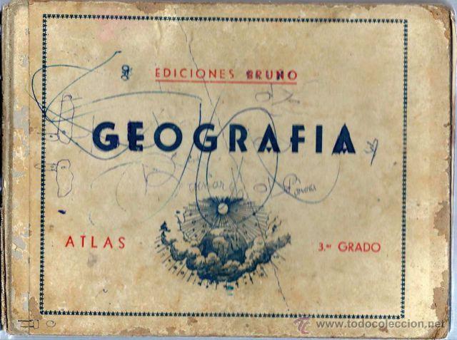 Libros de segunda mano: Geograf&iacute;a. ATLAS. Ediciones Bruno. 3er Grado. 1958 - Foto 1