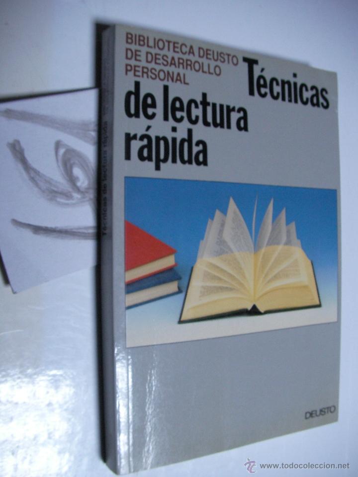 Libros de segunda mano: TECNICAS DE LECTURA RAPIDA - DEUSTO - Foto 1