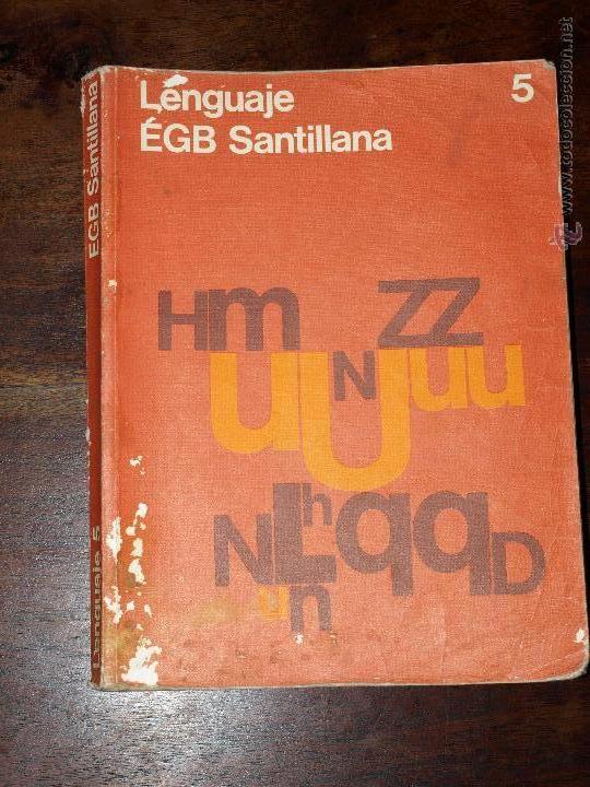 Lenguaje 5 Egb Santillana Año 1980 262 Pagina Comprar Libros De
