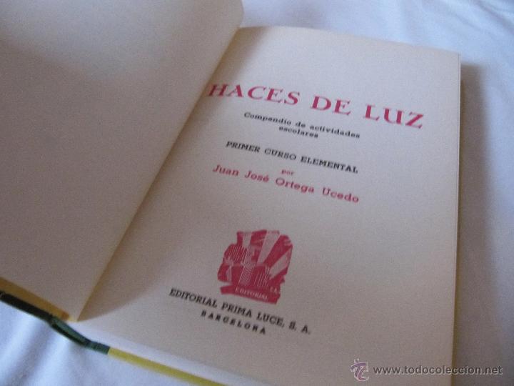 Libros de segunda mano: COLECCI&Oacute;N LIBROS DE LA ESCUELA DE ENTONCES - HACES DE LUZ - ED. PRIMA LUCE - Foto 3