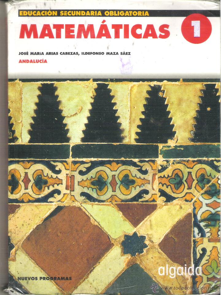 Libros de segunda mano: 1 LIBRO DE TEXTO A&Ntilde;O 2002 - MATEMATICAS - 1&ordm; ESO - 1 E.S.O - ( EDITORIAL ALGAIDA ) - Foto 1