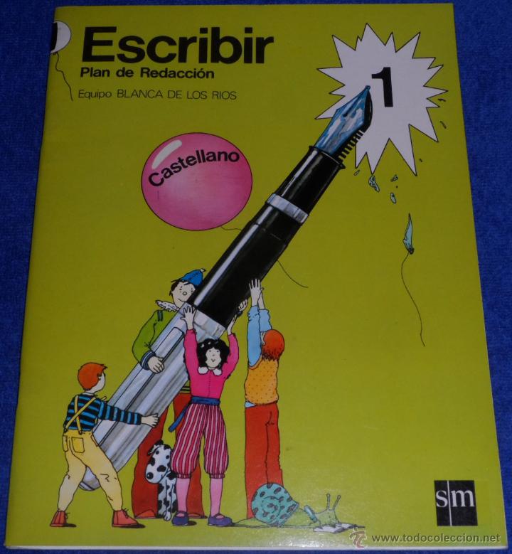 Libros de segunda mano: Escribir 1 - Ediciones SM (1982) - Foto 1