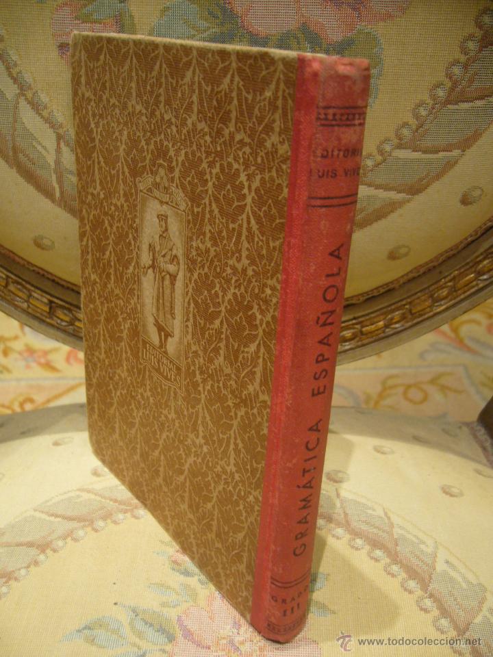 Libros de segunda mano: GRAMATICA TERCER GRADO. EDITORIAL LUIS VIVES 1.960. - Foto 2