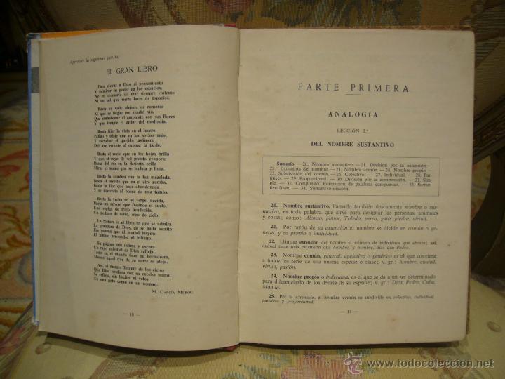 Libros de segunda mano: GRAMATICA TERCER GRADO. EDITORIAL LUIS VIVES 1.960. - Foto 4