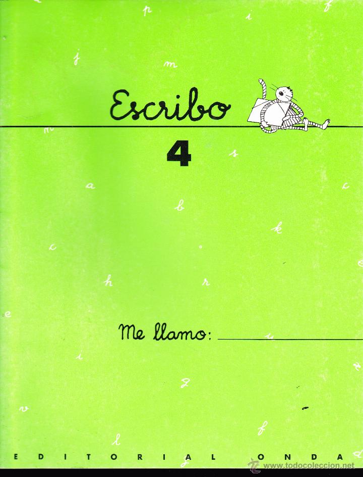Libros de segunda mano: CUADERNO ESCRIBO N&ordm; 4 A&Ntilde;O 1992 ED . ONDA - Foto 1
