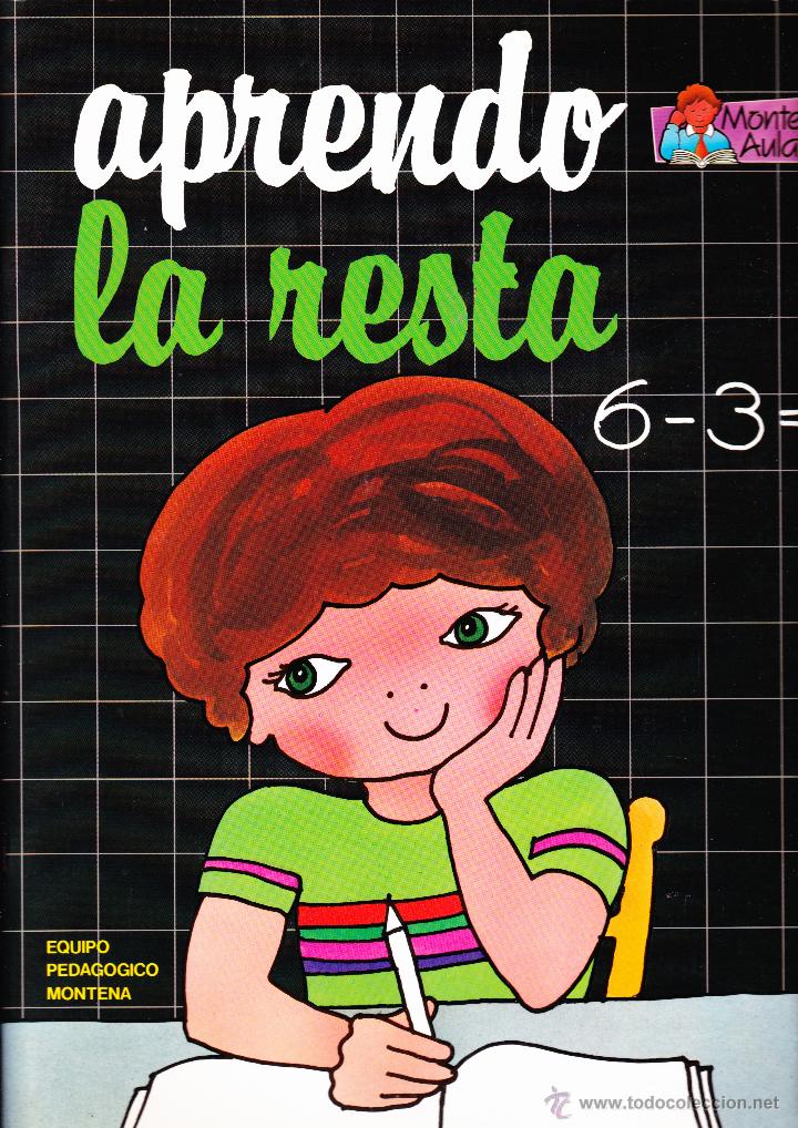Libros de segunda mano: CUADERNO APRENDO LA RESTA ED . MONTENA - Foto 1