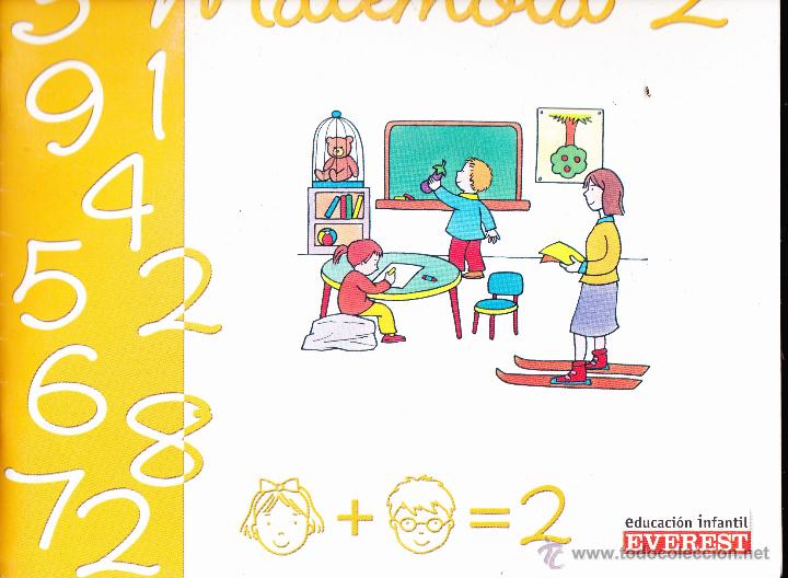 Libros de segunda mano: CUADERNO MATEMOLA 2 EDUCACION INFANTIL ED . EVEREST . - Foto 1