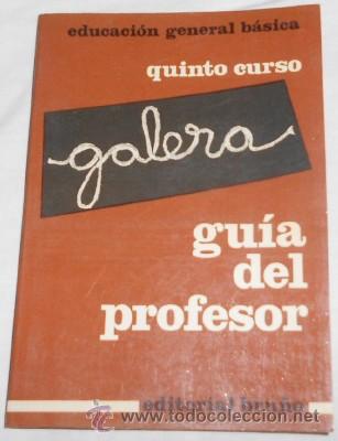 Libros de segunda mano: GU&Iacute;A DEL PROFESOR 5&ordm;. CURSO, E.G.B., ED. BRU&Ntilde;O, DE 1971 - Foto 1