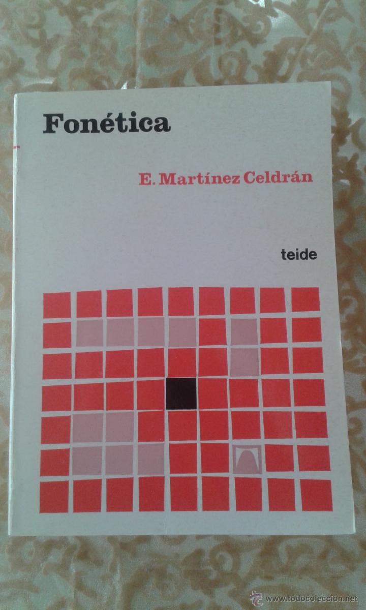 Libros de segunda mano: FONETICA- E. MARTINEZ CELDRAN- TEIDE - Foto 1