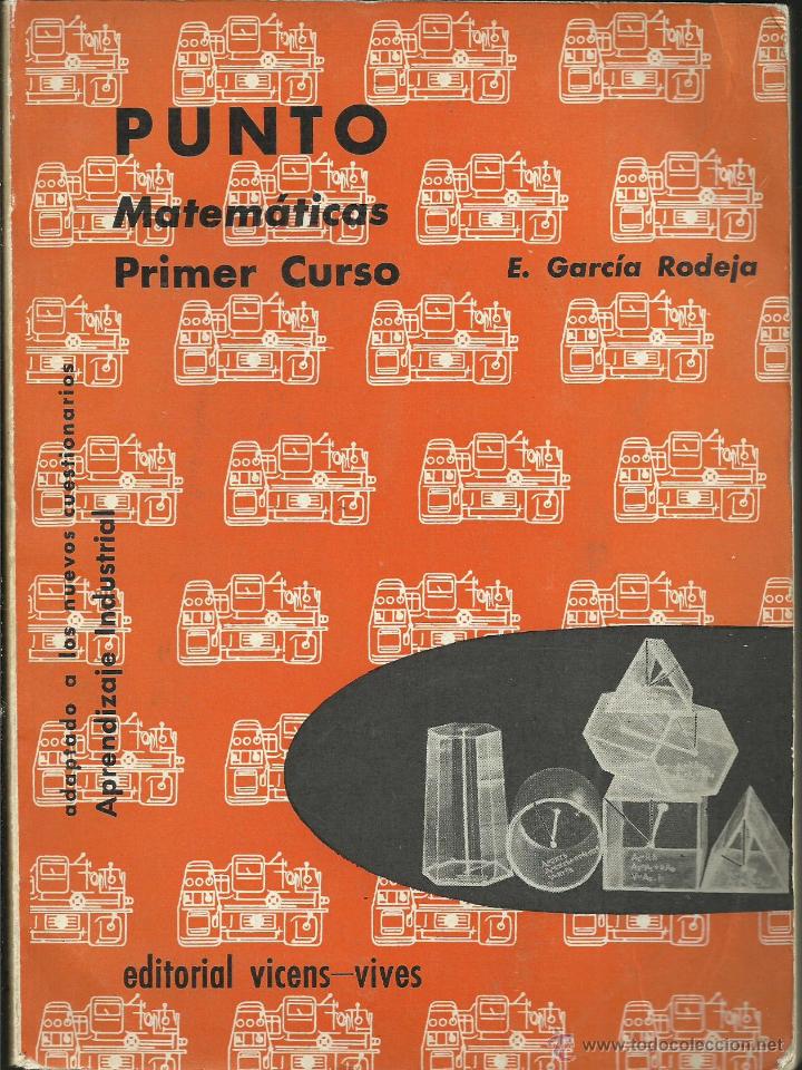 Libros de segunda mano: MATEMATICAS. PRIMER CURSO. E. GARCIA - Foto 1