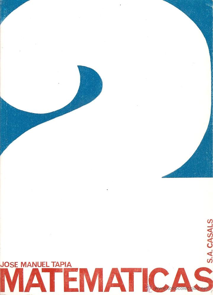 Libros de segunda mano: MATEMATICAS 2&ordm; - CASALS 1968 - Foto 1