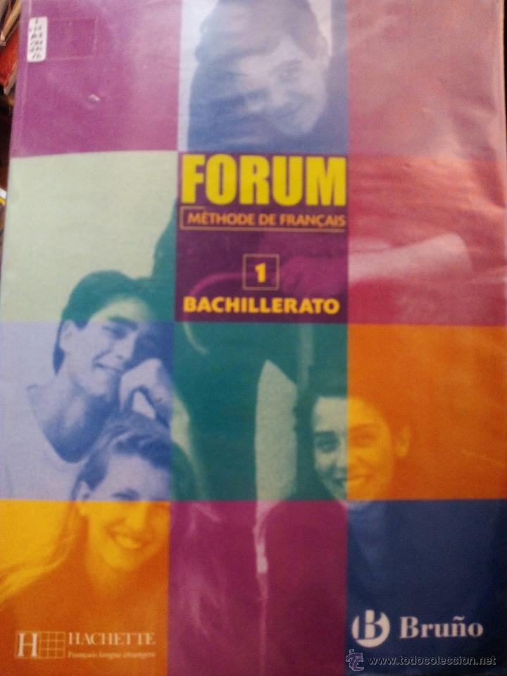 Libros de segunda mano: Forum. M&eacute;thode de Fran&ccedil;ais 1&ordm; BACH (Bru&ntilde;o) - Foto 1