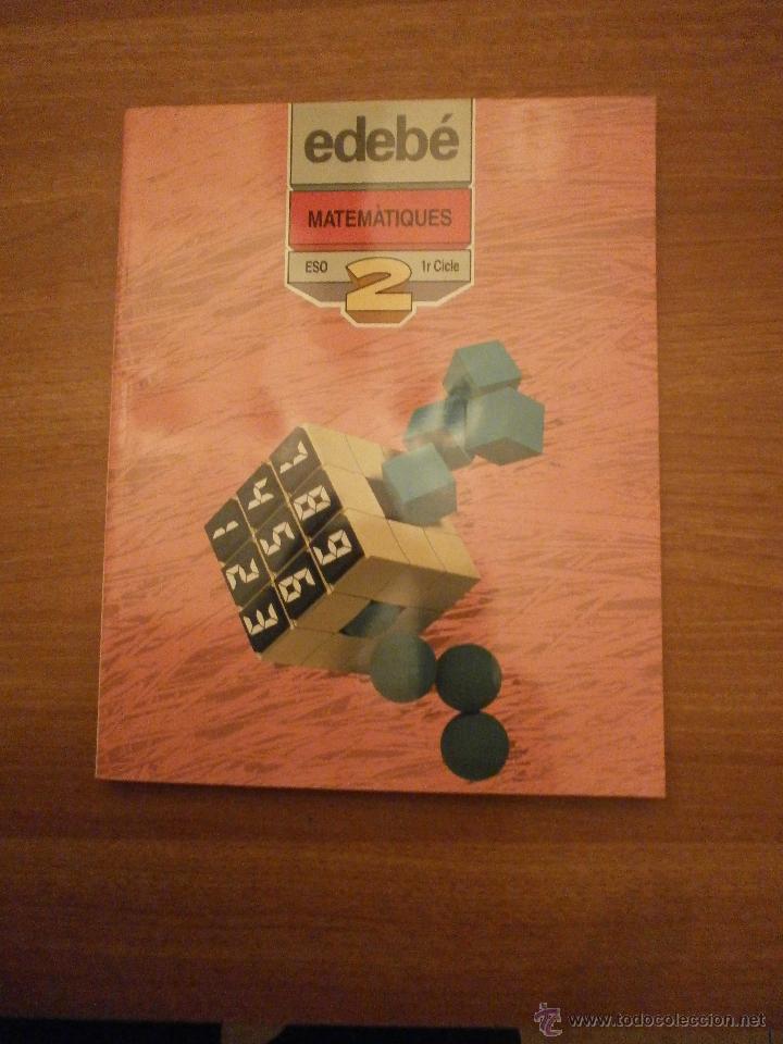 Libros de segunda mano: LIBRO MATEMATICAS . eso 2&ordm; 1&ordm; cicle - EDEBE - Foto 1