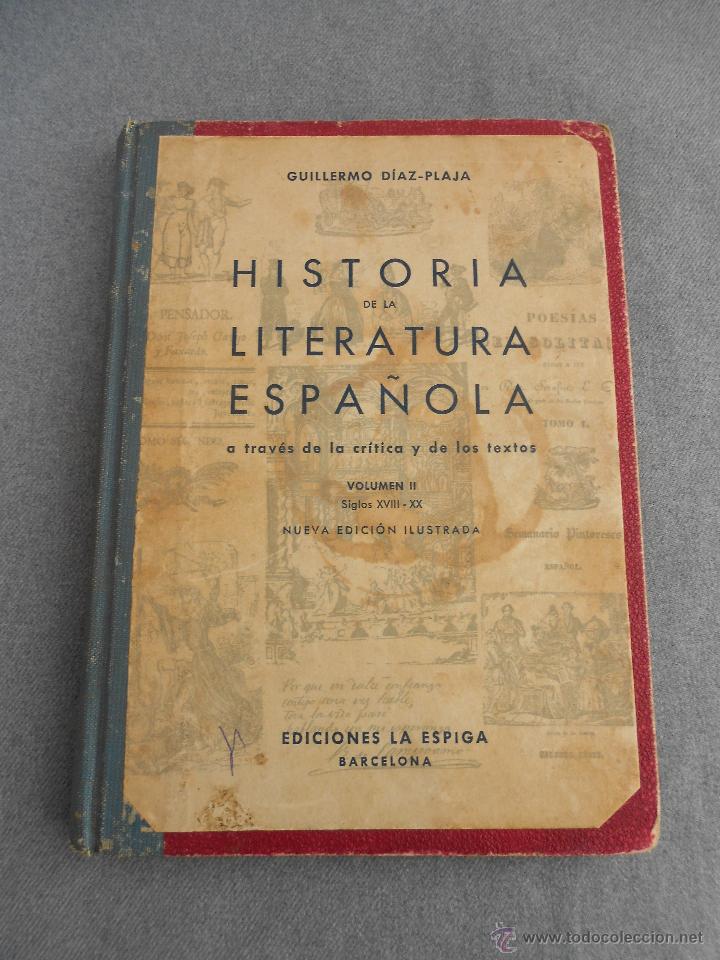 Libros de segunda mano: HISTORIA DE LA LITERATURA ESPA&Ntilde;OLA - Foto 1