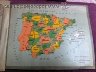 Libros de segunda mano: CURIOSO MAPA ESPA&Ntilde;A RECORTABLE. APROX. 1940. - Foto 1