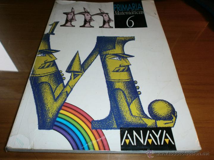 Libros de segunda mano: MATEMATICAS - 6 PRIMARIA - EDITORIAL ANAYA - 1995 - Foto 1