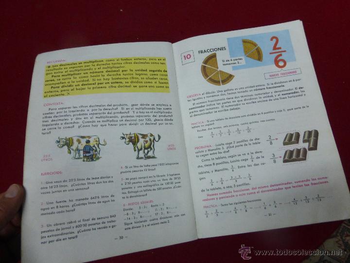 Libros de segunda mano: LIBRO DE TEXTO MATEMATICAS CUARTO CURSO ALVAREZ 1969 EDITORIAL MI&Ntilde;ON. - Foto 4