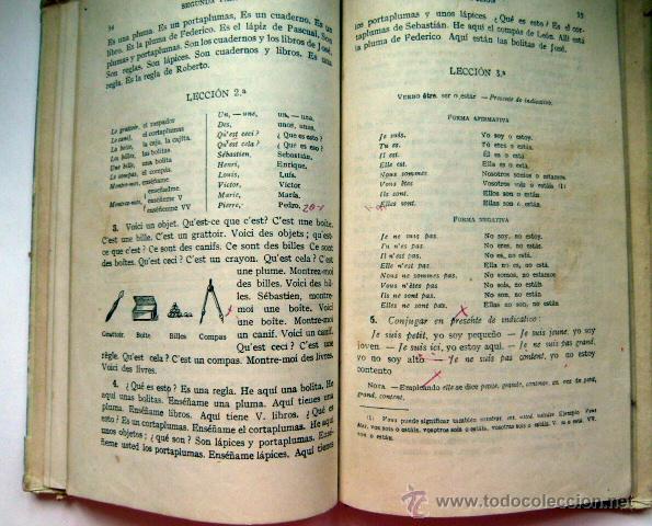 Libros de segunda mano: lengua francesa grado preparatorio 1946 - Foto 4