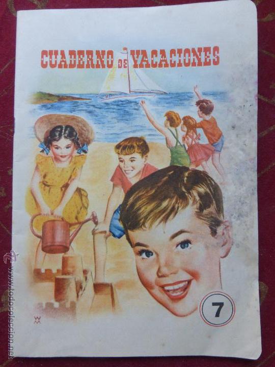 Libros de segunda mano: CUADERNO DE VACACIONES NUMERO 7 , EDICIONES S.M - A&Ntilde;OS 40 - LIBRO DE TEXTO - Foto 1