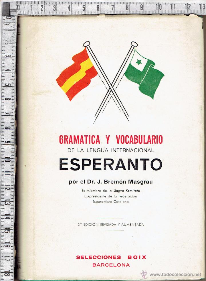 Second hand books: GRAM&Aacute;TICA Y VOCABULARIO DEL ESPERANTO-Dr J.BREM&Oacute;N.
