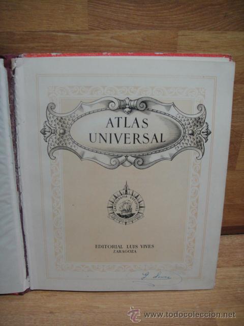 Libros de segunda mano: atlas universal - editorial luis vives - Foto 3