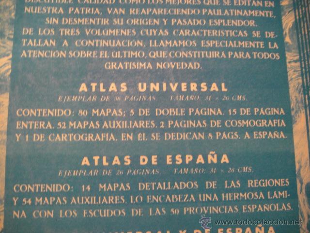 Libros de segunda mano: atlas universal - editorial luis vives - Foto 6