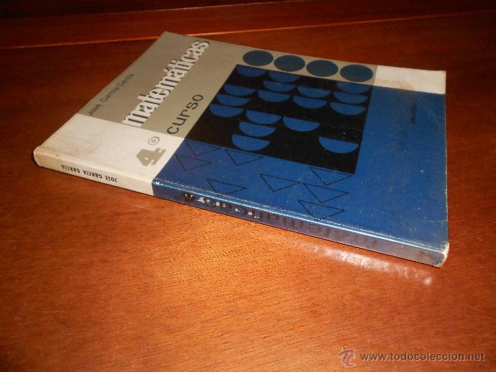 Libros de segunda mano: LIBRO DE TEXTO: MATEM&Aacute;TICAS 4&ordm; CURSO, PLAN 1967 EDITORIAL MARFIL 1970 - Foto 2