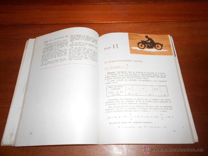 Libros de segunda mano: LIBRO DE TEXTO: MATEM&Aacute;TICAS 4&ordm; CURSO, PLAN 1967 EDITORIAL MARFIL 1970 - Foto 4