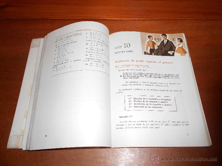Libros de segunda mano: LIBRO DE TEXTO: MATEM&Aacute;TICAS 4&ordm; CURSO, PLAN 1967 EDITORIAL MARFIL 1970 - Foto 6