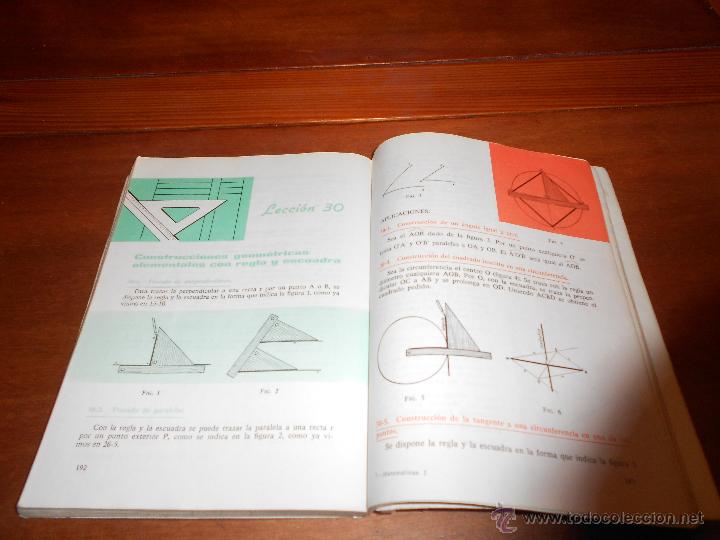 Libros de segunda mano: LIBRO DE TEXTO: MATEM&Aacute;TICAS 1er CURSO, PLAN 1957 EDITORIAL MARFIL 1967 - Foto 5