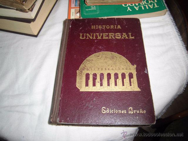 Libri di seconda mano: HISTORIA UNIVERSAL.EDICIONES BRU&Ntilde;O.-2&ordf; EDICION 1952