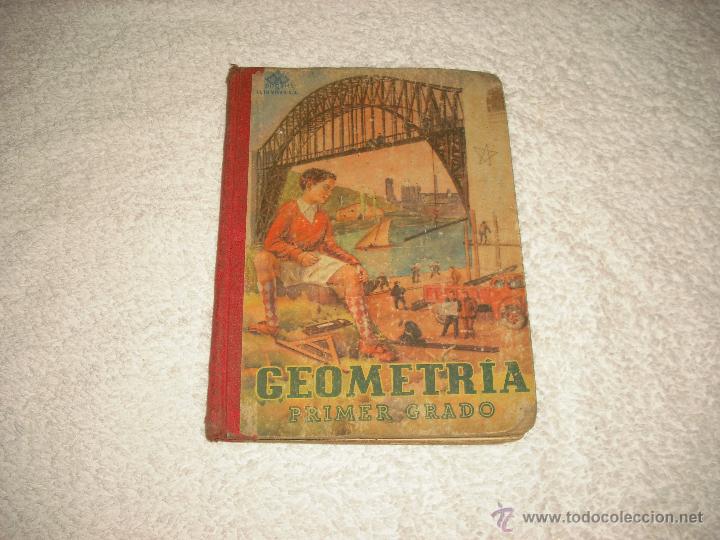 Libros de segunda mano: GEOMETRIA , PRIMER GRADO . EDELVIVES 1953 - Foto 1