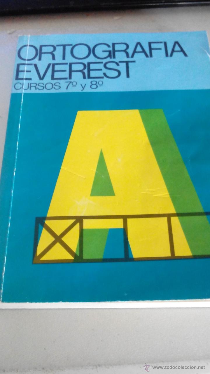 Libros de segunda mano: ORTOGRAFIA EVEREST - cursos 7&ordm; y 8&ordm; - Foto 1