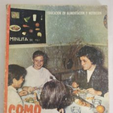 Libros de segunda mano: CÓMO EDUCA EL COMEDOR ESCOLAR. EDUCACIÓN EN ALIMENTACIÓN Y NUTRICIÓN. 1964