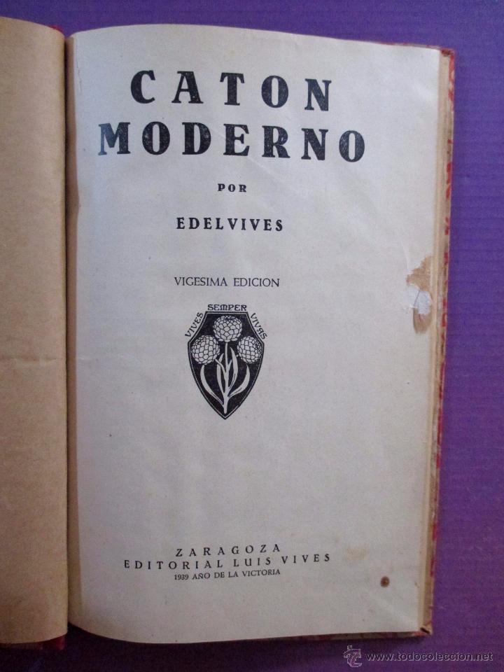 Libros de segunda mano: LIBRO CANT&Oacute;N MODERNO - EDELVIVES - ZARAGOZA - 1939 - Foto 2