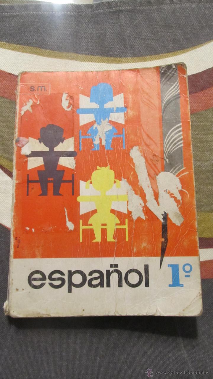 Libros de segunda mano: M69 LIBRO DE TEXTO ESPA&Ntilde;O 1&ordm; EDITORIAL SM A&Ntilde;O 1969 - Foto 1