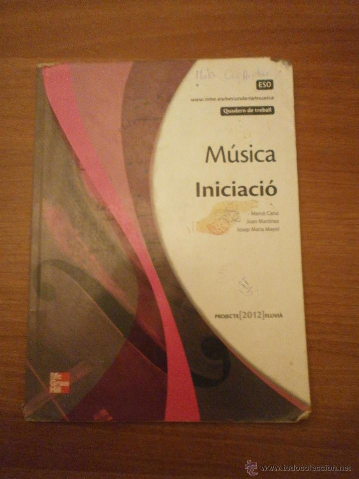 Second hand books: ESO QUADERN DE TREBALL ,MUSICA INICIACIO --