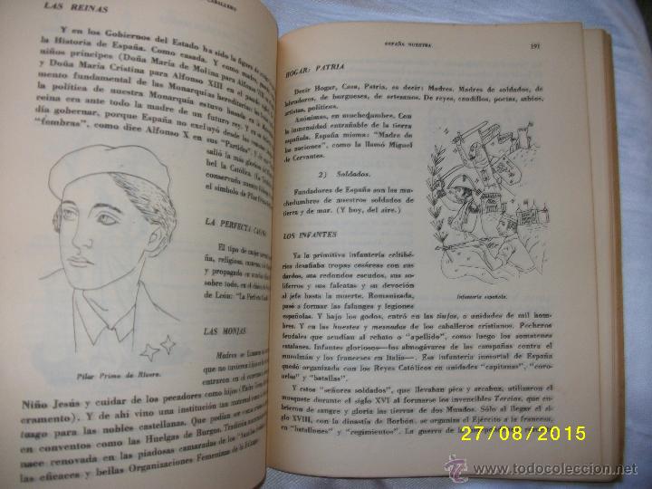 Libros de segunda mano: ESPA&Ntilde;A NUESTRA EL LIBRO DE JUVENTUDES ESPA&Ntilde;OLAS 1943 - Foto 4