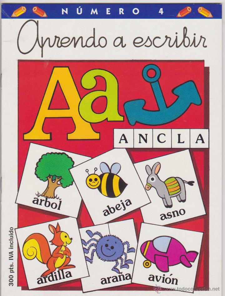 Libros de segunda mano: Aprendo a Escribir n&ordm;  4. Ediciones Edider. - Foto 1