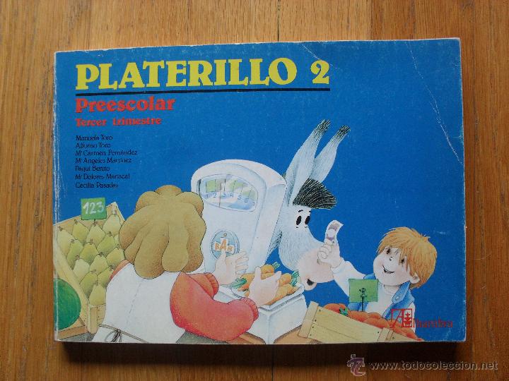 Libros de segunda mano: PLATERILLO 2, Preescolar Tercer Trimestre, Editorial Alhambra - Foto 1