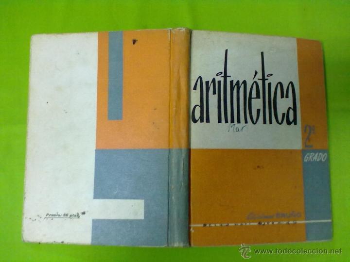 Libros de segunda mano: ARITMETICA 2&ordm; GRADO EDICIONES BRU&Ntilde;O 1962 - Foto 1