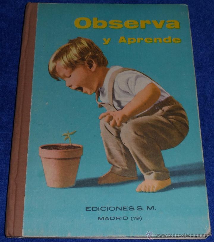 Libros de segunda mano: Observa y aprende - SM (1963) - Foto 1