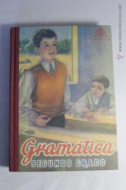 Libros de segunda mano: EDELVIVES GRAM&Aacute;TICA SEGUNDO GRADO (1947) FACSIMIL IMPRESO EN 2007 - - Foto 1
