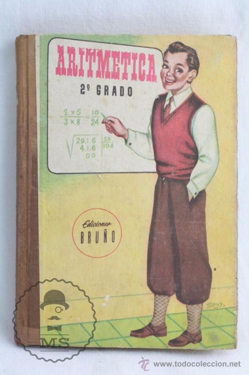 Libros de segunda mano: Libro de Texto - Aritm&eacute;tica 2&ordm; Grado - Ediciones Bru&ntilde;o, A&ntilde;o 1955 - Foto 1